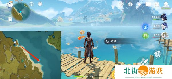 原神璃月钓鱼地点分布图 璃月十一处钓鱼点位置[多图]图片8