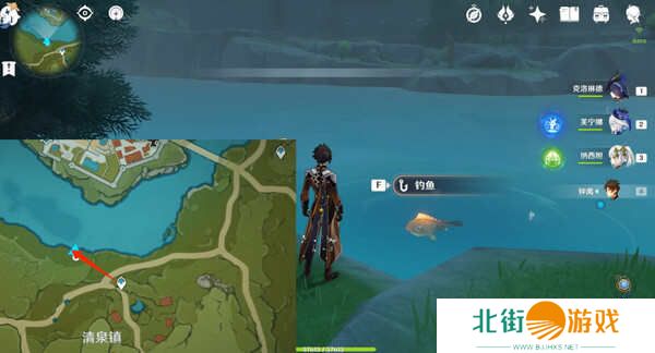 原神蒙德钓鱼位置分布情况 蒙德钓鱼八处分布情况攻略[多图]图片11