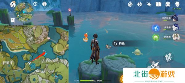 原神璃月钓鱼地点分布图 璃月十一处钓鱼点位置[多图]图片4