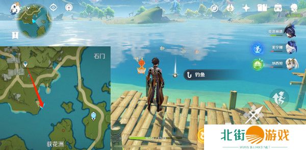 原神璃月钓鱼地点分布图 璃月十一处钓鱼点位置[多图]图片6
