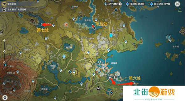 原神璃月钓鱼地点分布图 璃月十一处钓鱼点位置[多图]图片3