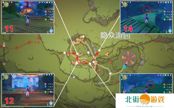 原神隐众游园北礼券在哪里收集 隐众游园北礼券位置汇总攻略[多图]图片7