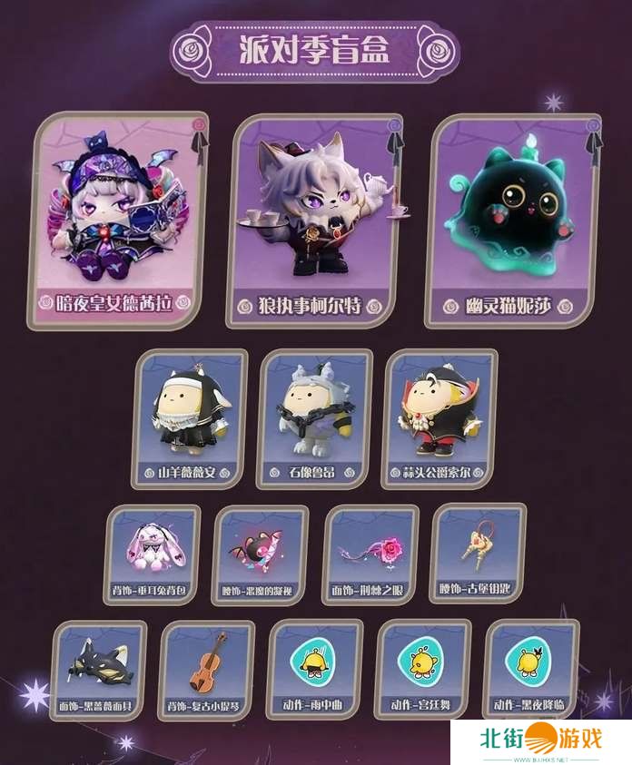 蛋仔派对s19哥特季盲盒皮肤有什么 哥特季盲盒皮肤汇总