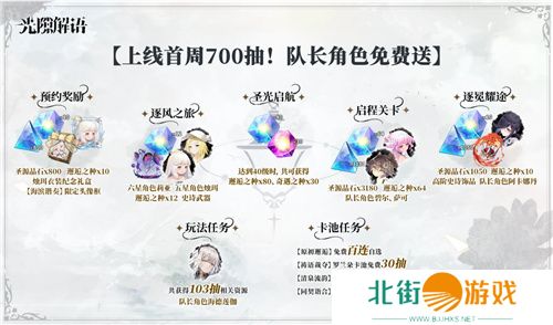 诚意满满无套路首周狂送700抽的《光隙解语》今日公测!