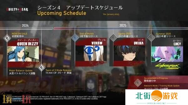 《罪恶装备 奋战》DLC角色毒液奖延期到3月下旬推出