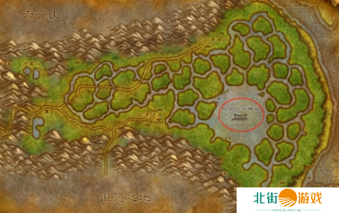 魔兽世界沉没的神庙副本入口位置一览